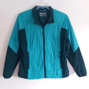 Eddie Bauer Insulated Primaloft Teal Lightweight Jacket Womens Large